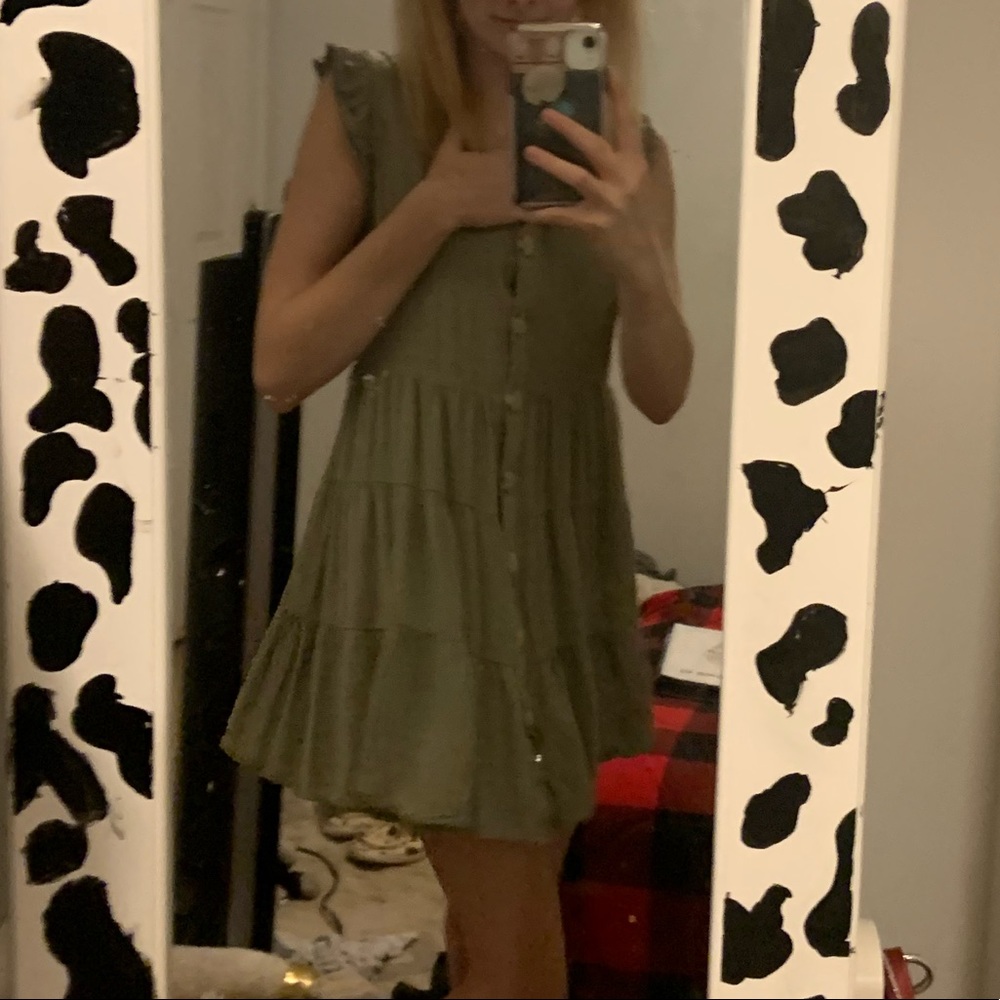 Summer dress green sweet wanderer